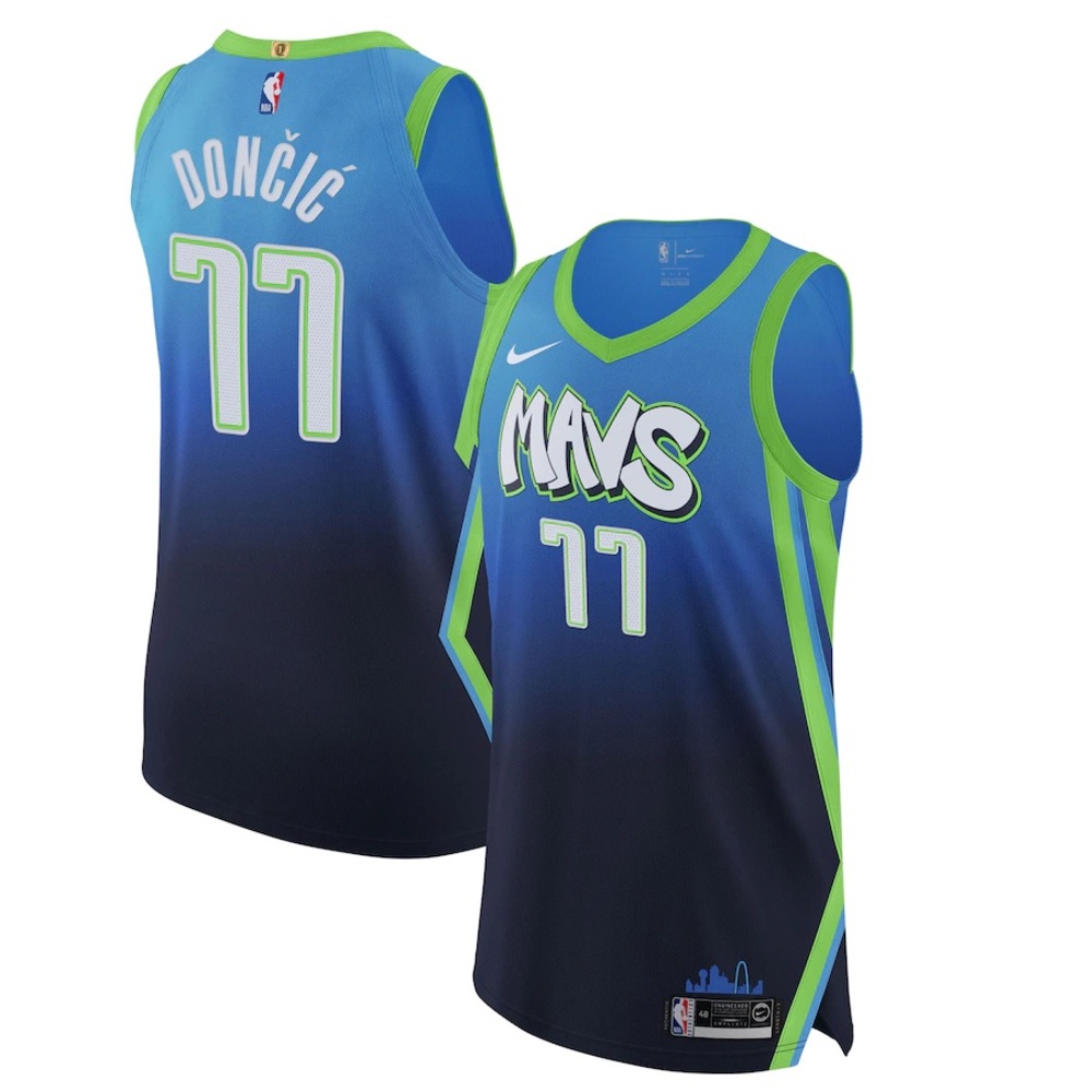 DALLAS MAVERICKS BOYS DONČIĆ CITY EDITION 19-20 SWINGMAN JERSEY. (NEVER …
